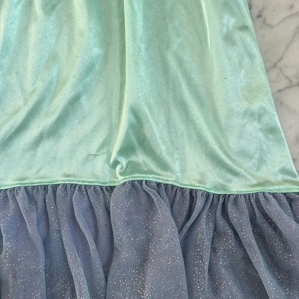 Disney Little Mermaid Little Girls Nightgown Pajama Dress Sz 6T - Picture 6 of 6